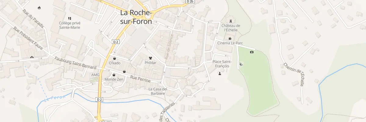 Plan du 27 Pl des Fours à La Roche-sur-Foron