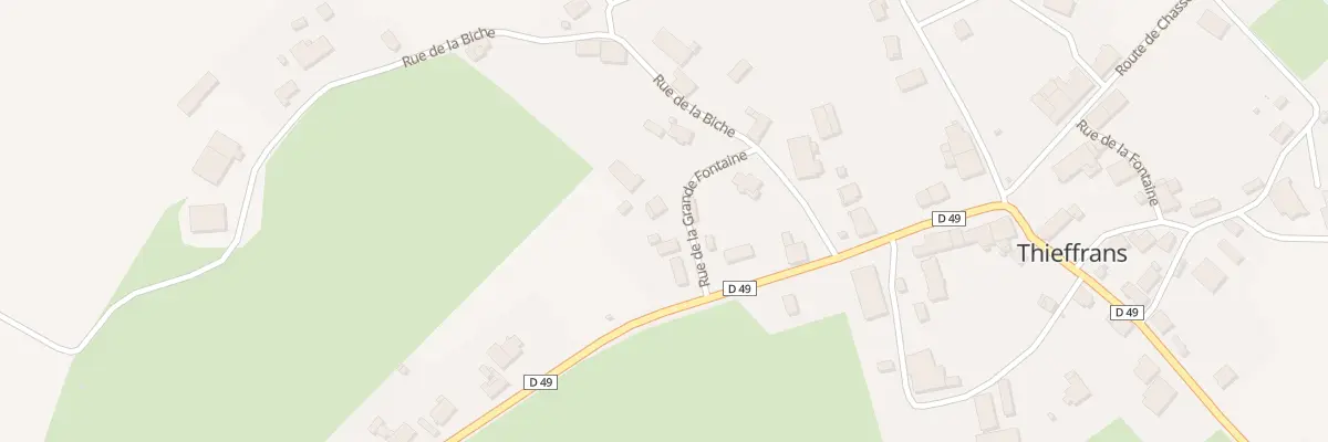 Plan du 1 Rue de la Grande Fontaine à Thieffrans