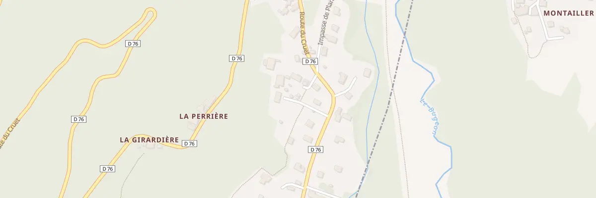 Plan du 5052 La Combe à Notre-Dame-du-Cruet