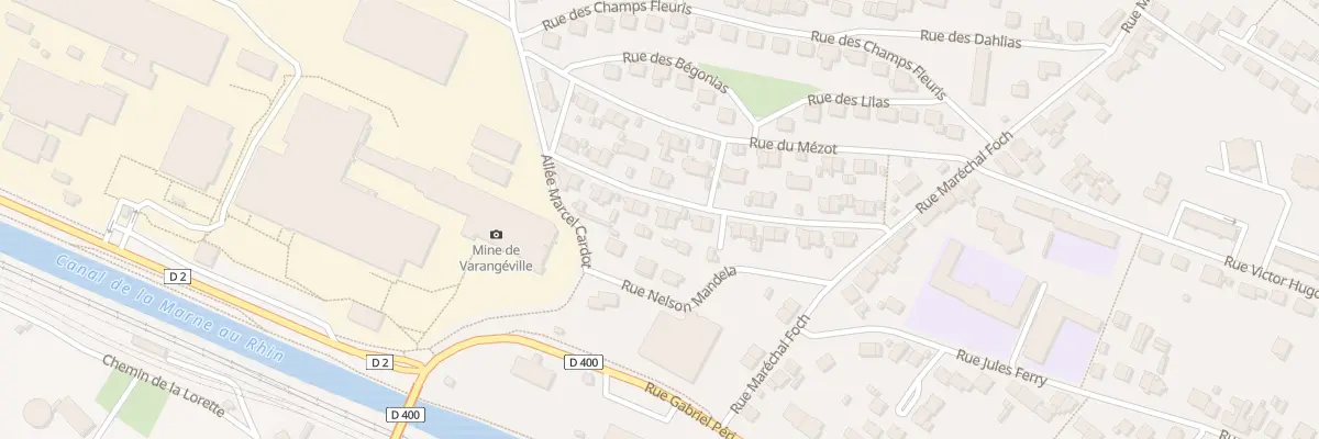 Plan du 23 Rue Etienne Staub à Varangéville
