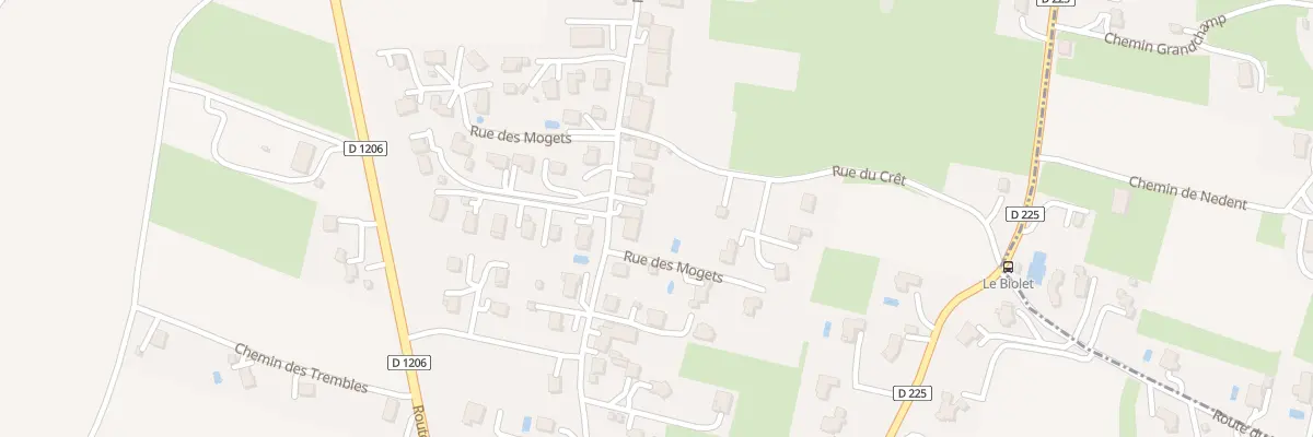 Plan du 225 Rue des mogets à Loisin