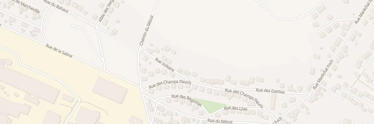 Plan du 21 Rue Voltaire à Varangéville