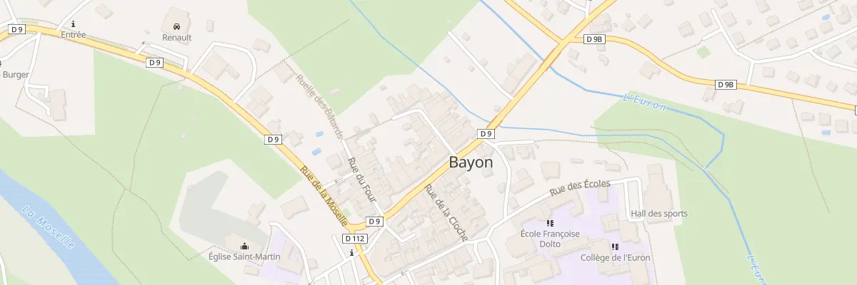 Plan du 1 Rue de l’Euron à Bayon