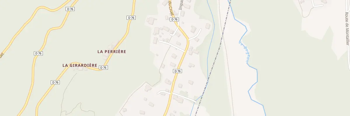 Plan du 1395 Rte du Cruet à Notre-Dame-du-Cruet