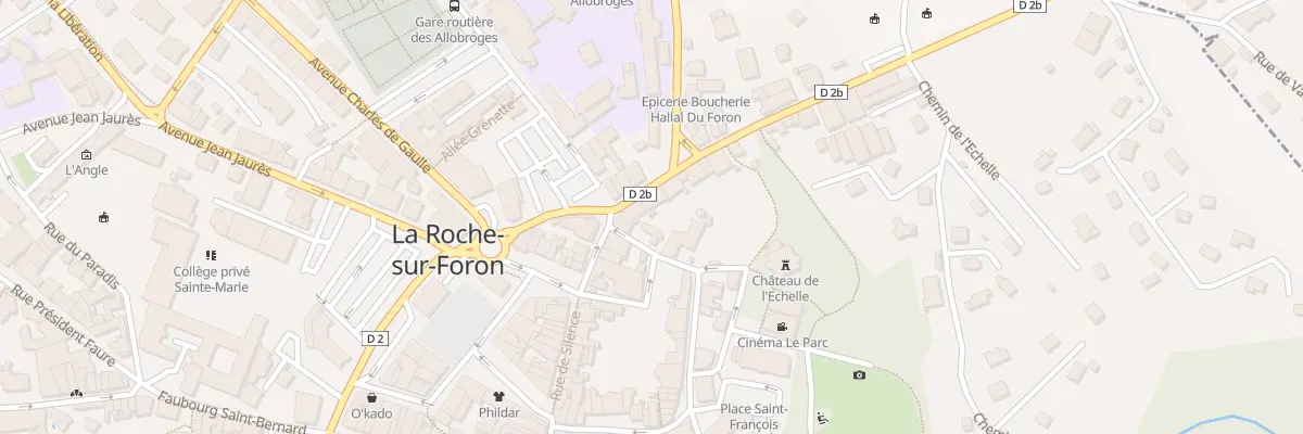 Plan du 64 Fg Saint-martin à La Roche-sur-Foron