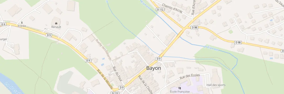 Plan du 16 Rue de l’Euron à Bayon
