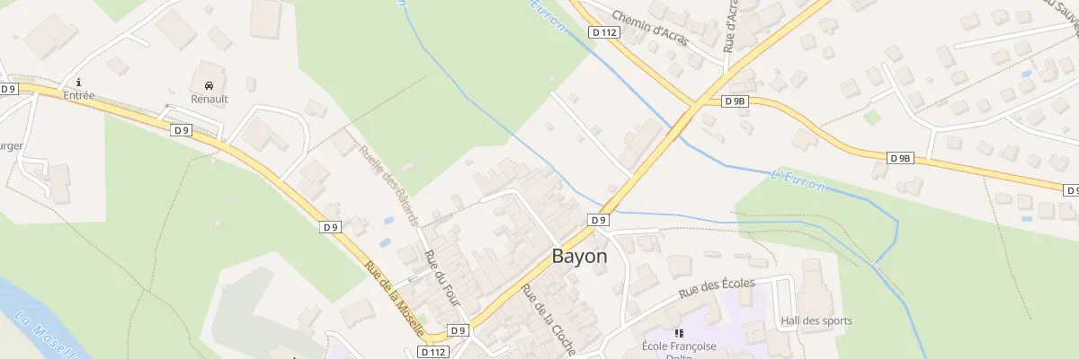 Plan du 14 Rue de l’Euron à Bayon