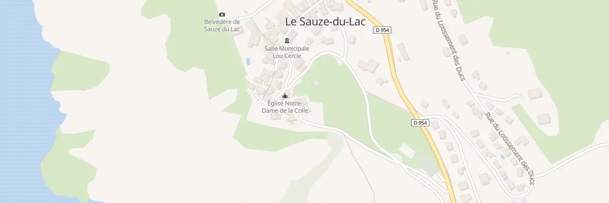 Plan du 5019 Le Village au Sauze-du-Lac