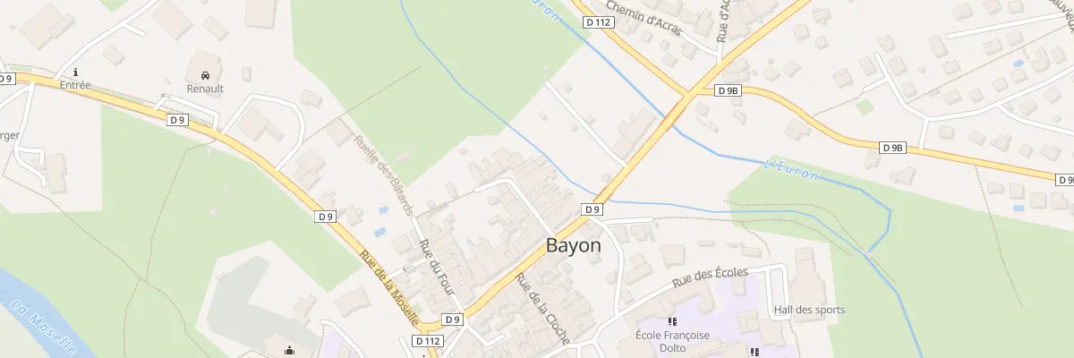 Plan du 12 Rue de l’Euron à Bayon