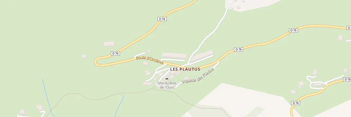 Plan du 8012 Rte d’Orcières à Orcières