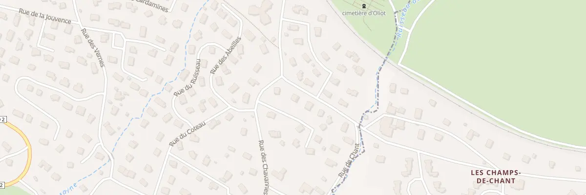 Plan du 40 Rue de chant à La Roche-sur-Foron