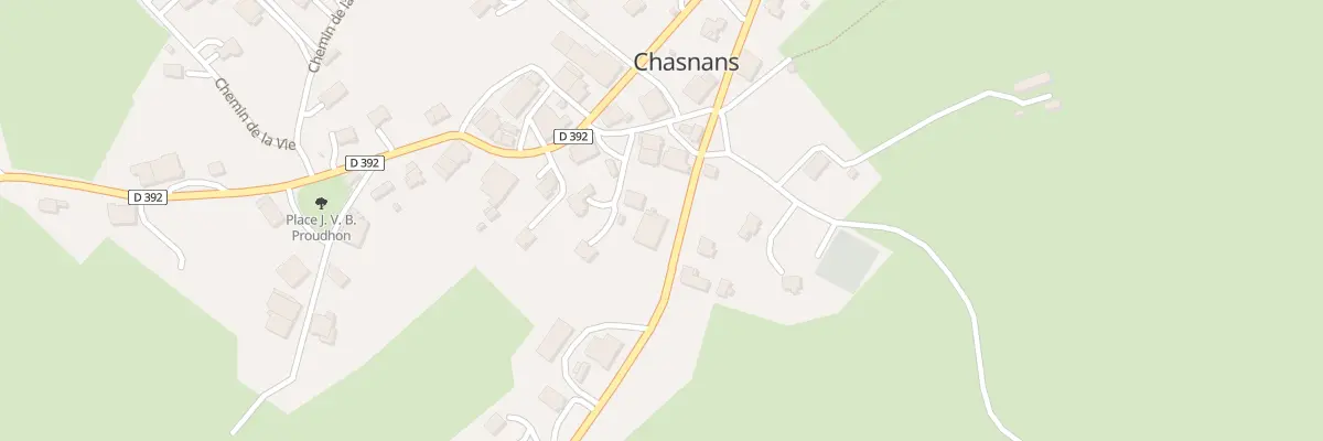 Plan du 5033 Le Village Chasnans aux Premiers Sapins