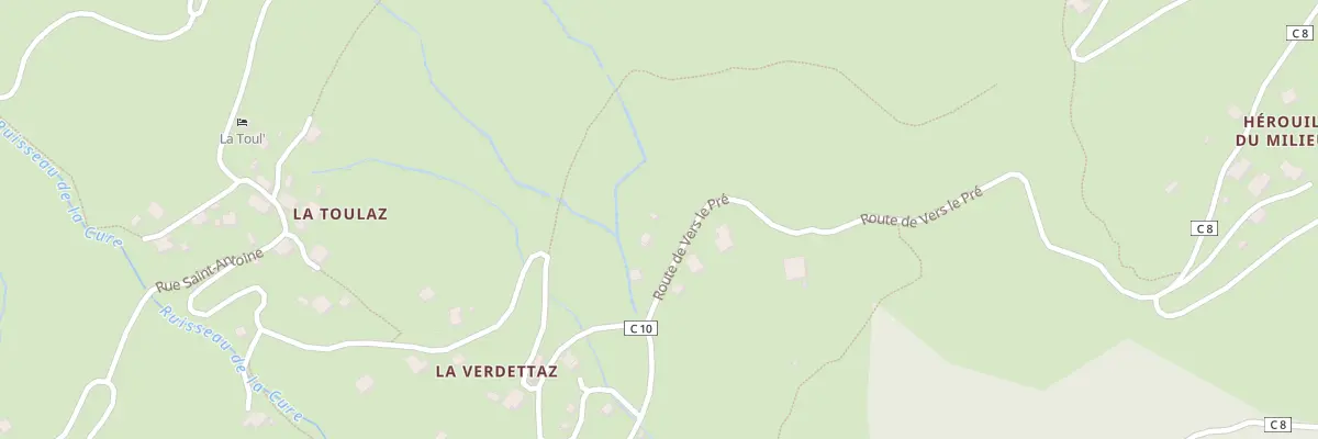 Plan du 5333 Vers le Pre Nord à Jarrier