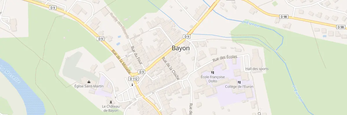Plan du 16 Rue de l’Ancienne Mairie à Bayon