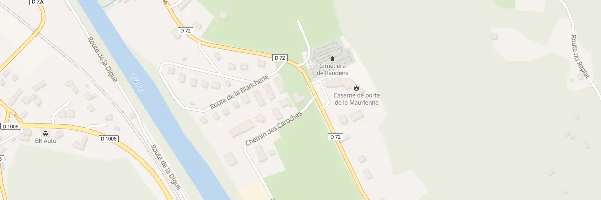 Plan du 2 Che des Caroches à Val-d’Arc