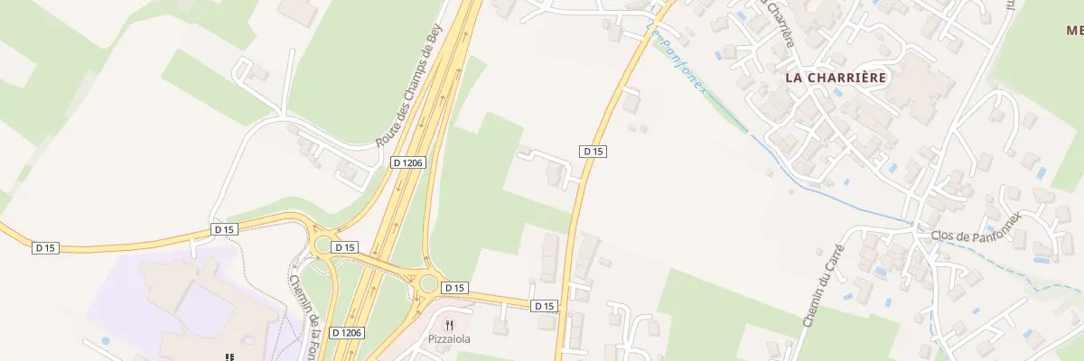 Plan du 2108 Rue des Allobroges à Saint-Cergues