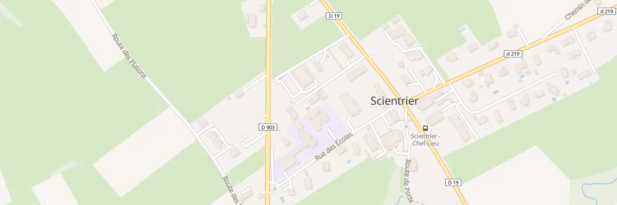 Plan du 228 Rte d’Arenthon à Scientrier