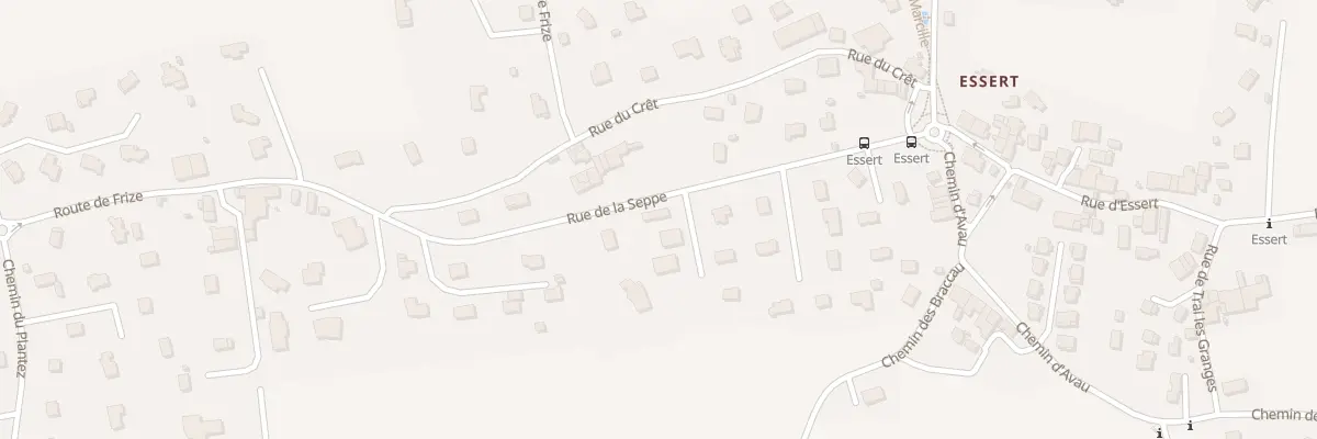 Plan du 14A Rue de la seppe à Messery