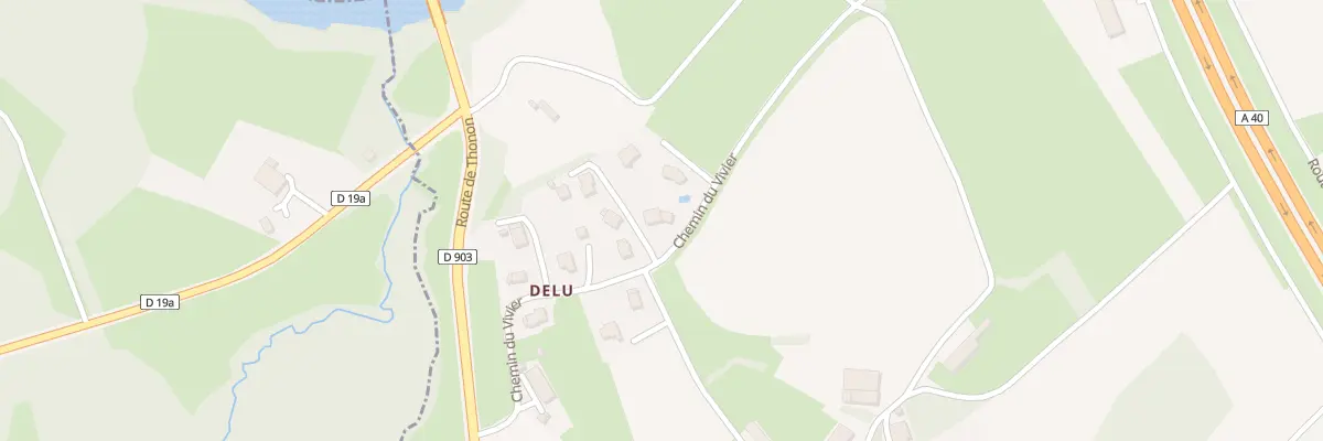 Plan du 25 All de Delu à Scientrier