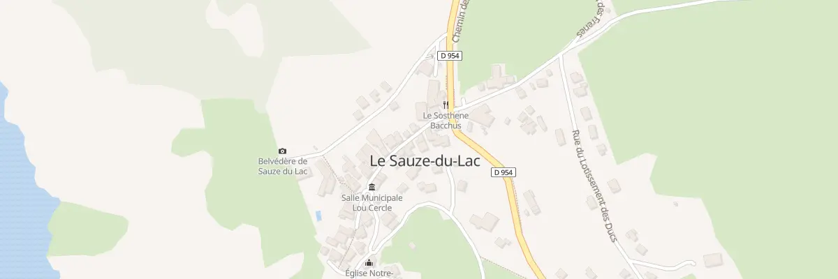 Plan du 5068 Le Village au Sauze-du-Lac