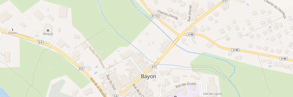 Plan du 9001 Che du Pre des Vignes à Bayon