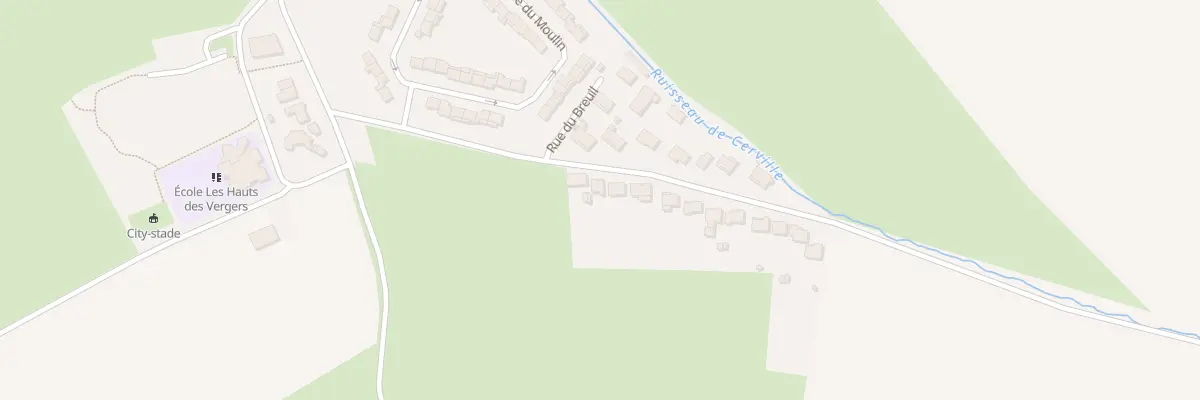 Plan du 16 Rue du Breuil à Cerville