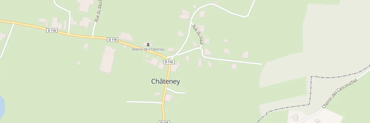 Plan du 1 Rue des Largets à Châteney