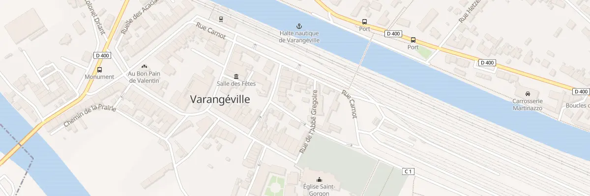 Plan du 13 Rue de la Commune de Paris à Varangéville