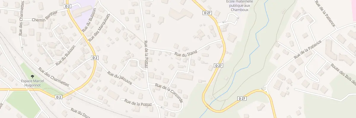 Plan du 90 Rue du stand à La Roche-sur-Foron