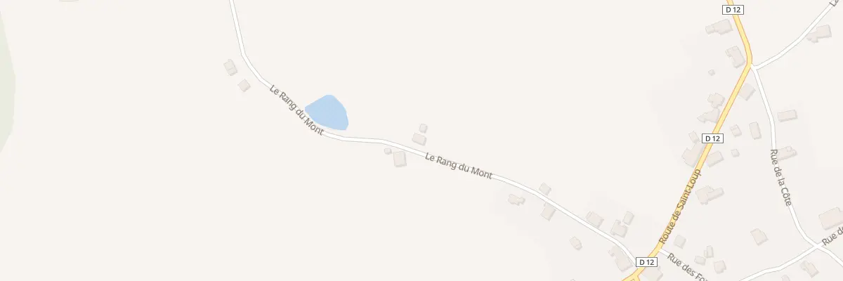 Plan du 16 Le Rang du Mont au Clerjus