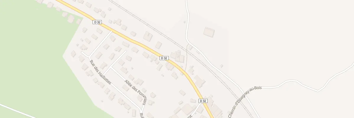 Plan du 3 Rte de Charmes à Essegney