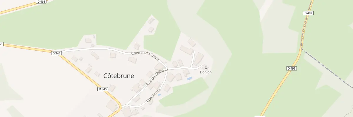 Plan du 7 Rue du Château à Côtebrune