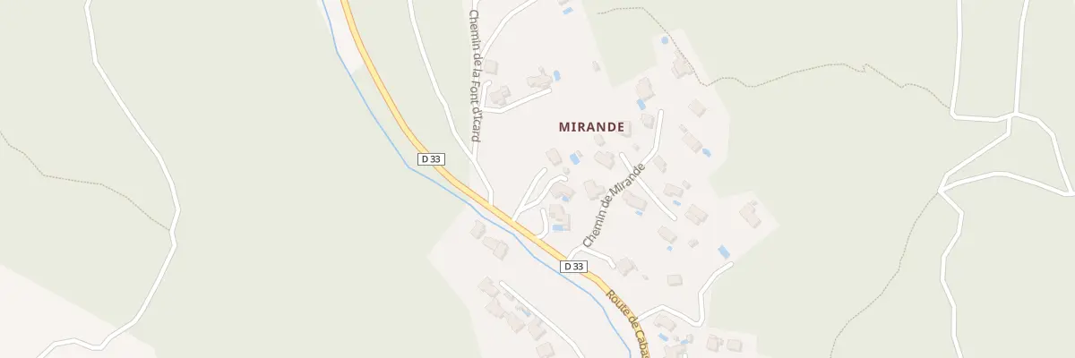 Plan de Rte de la Basse au Luc