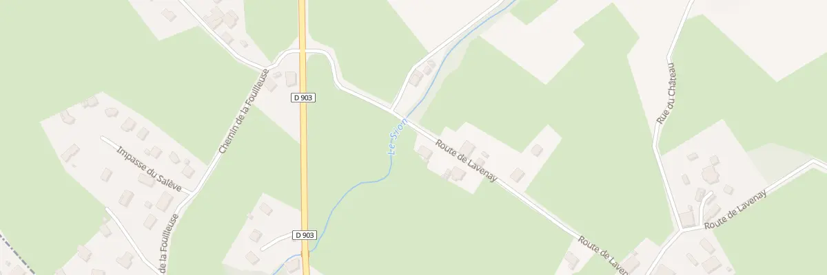 Plan du 895 Rte du Lavenay à Amancy