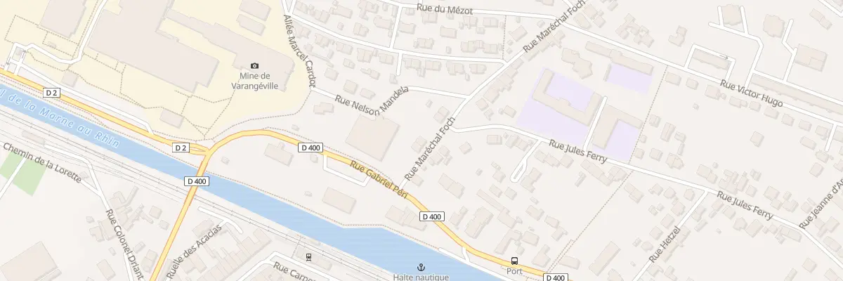 Plan du 5 Rue Marechal Foch à Varangéville