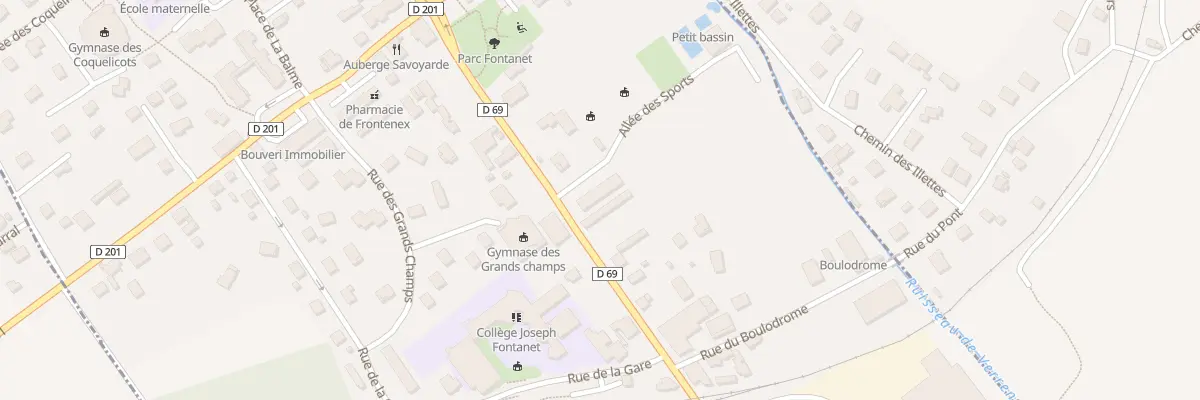 Plan du 5167 Imm La Belle Etoile à Frontenex