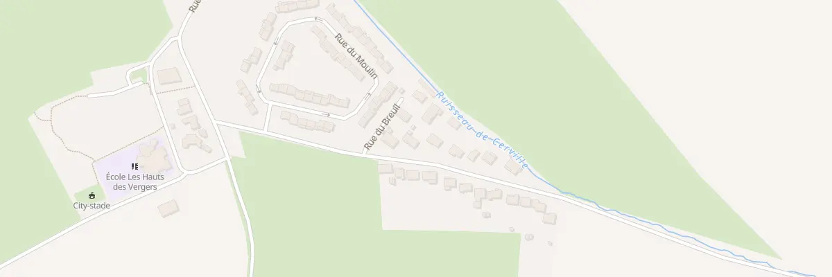 Plan du 5 Rue du Breuil à Cerville