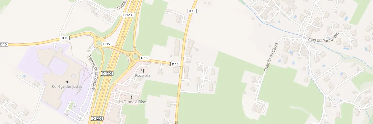 Plan du 2209 Rue des Allobroges à Saint-Cergues