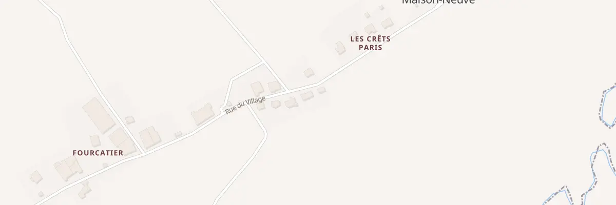 Plan du 12 Rue Principale à Fourcatier-et-Maison-Neuve