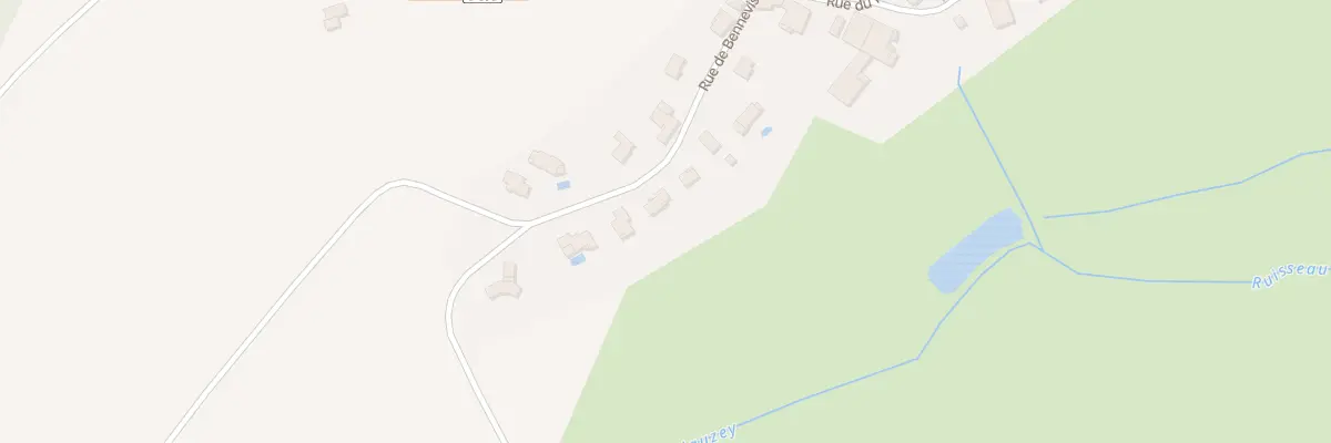 Plan du 155 Rue de Bennevise à Bouxières-aux-Bois