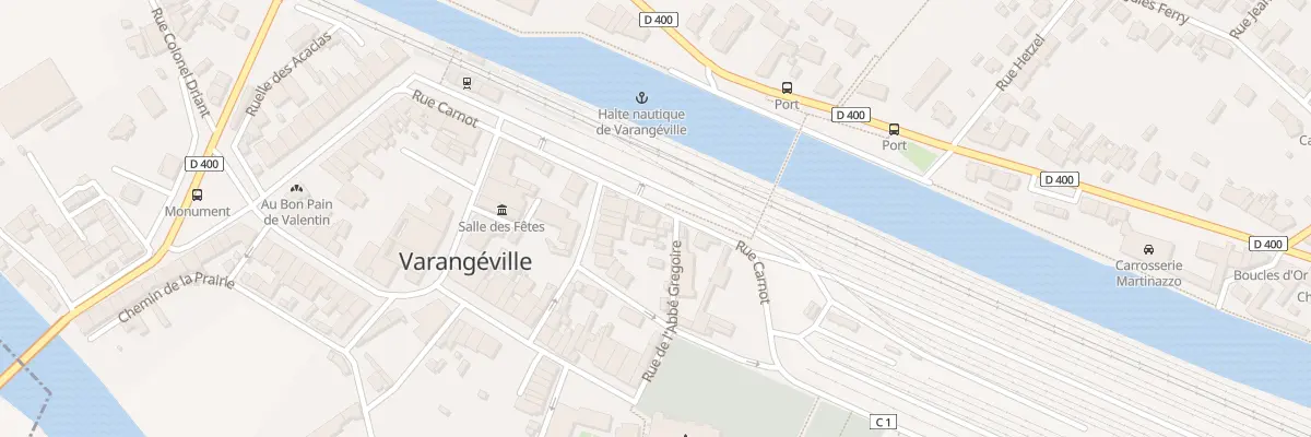 Plan du 14 Rue Carnot à Varangéville