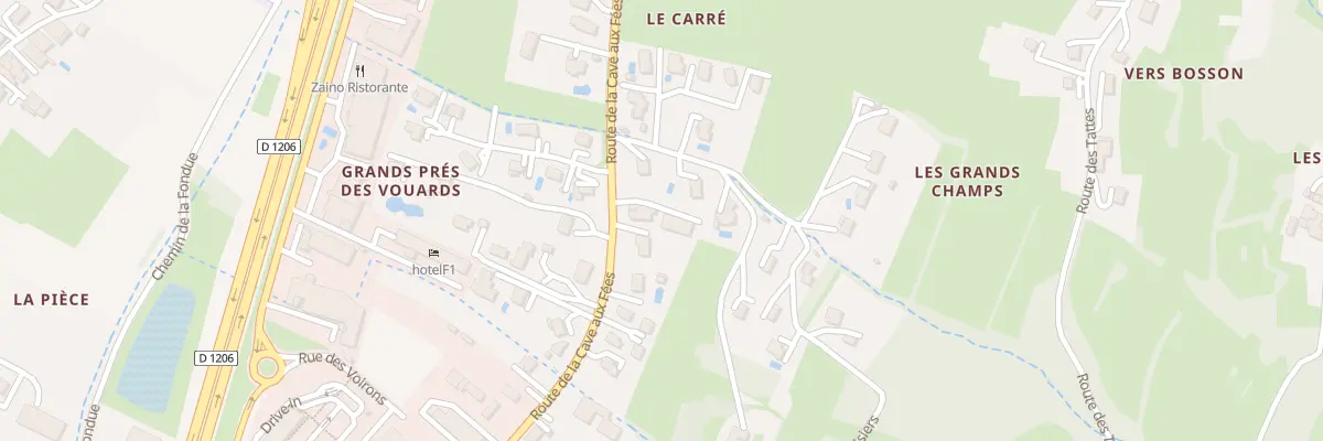 Plan du 305 Rte de la Cave aux Fées à Saint-Cergues