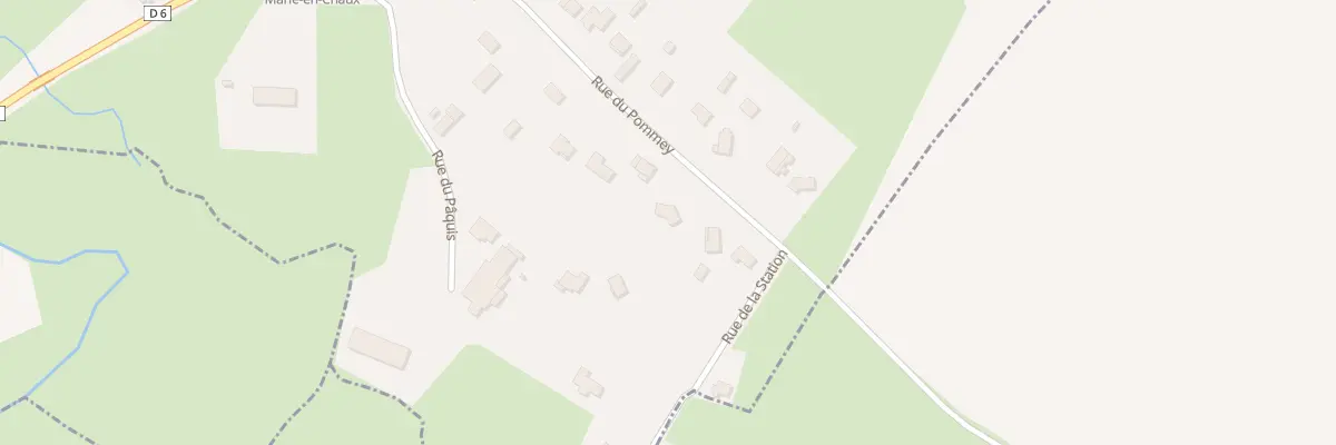 Plan du 38 Rue du Pommey à Sainte-Marie-en-Chaux