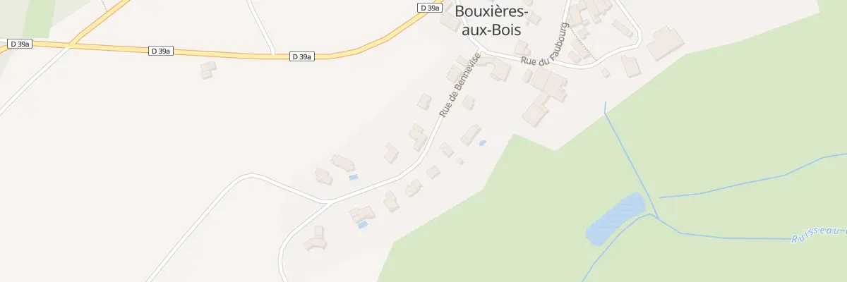 Plan du 132 Rue de Bennevise à Bouxières-aux-Bois