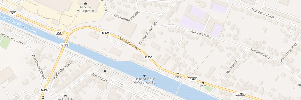 Plan du 29 Rue Gabriel Péri à Varangéville