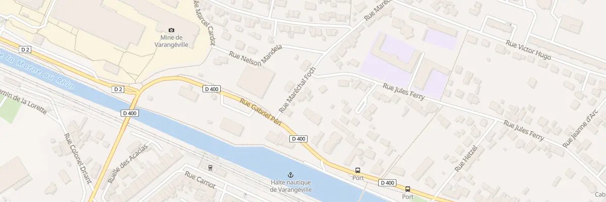 Plan du 2 Rue Marechal Foch à Varangéville