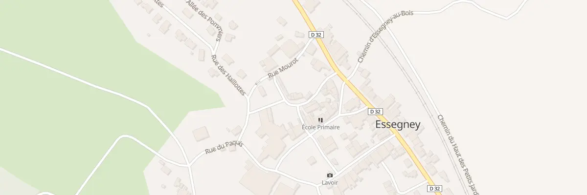 Plan du 7 Rue de la Fontaine St Pierre à Essegney