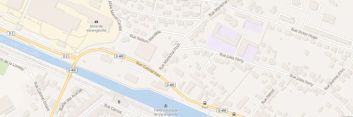 Plan du 4 Rue Marechal Foch à Varangéville