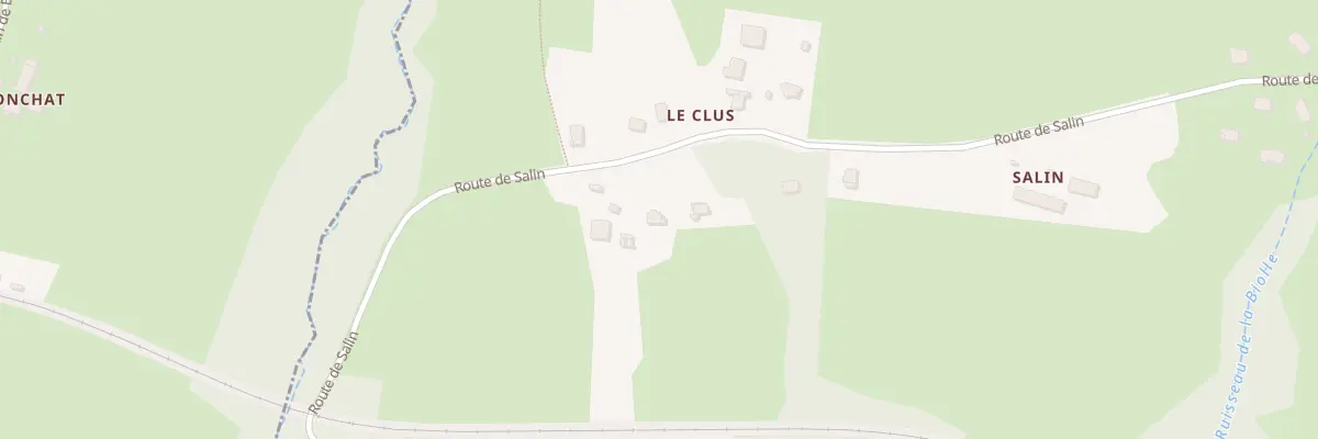 Plan du 637 Rte de Salin à Saint-Sixt