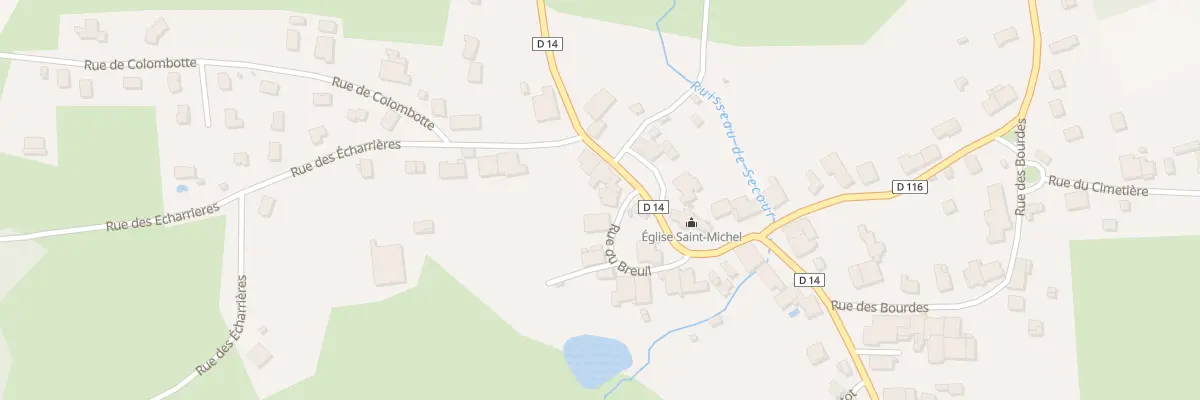 Plan du 2 Rue du Breuil à Velleminfroy
